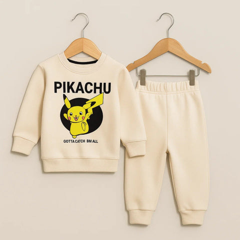 Wow - 2 Pieces - Suit Set - Off White - Pikachu - 25
