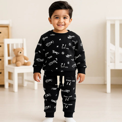 Z Kids - 2 Pieces - Suit Set - Black - Street Hero - 25