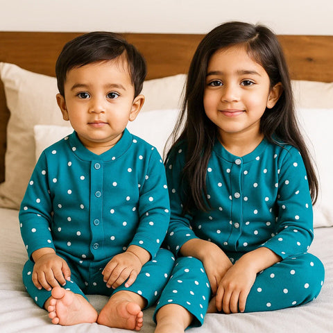 TBS - Night Suit - Vol-08-25 - Blue - Polka