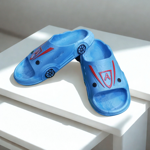 Summer Soft Slipper - Car - Blue