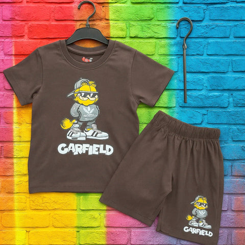TBS_BRL - T-Shirt & Shorts - Brown - Car Field