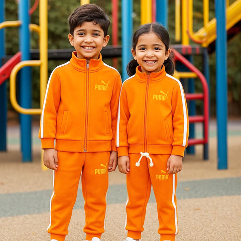 Pum - 2 Pieces - Track Suit - Orange - Stripes