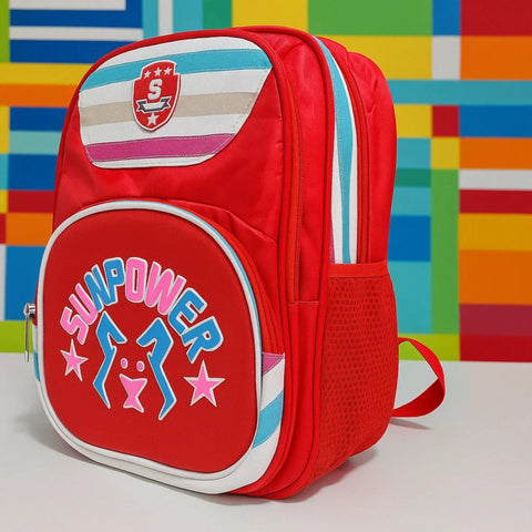 School Bag - Red - Sun Power