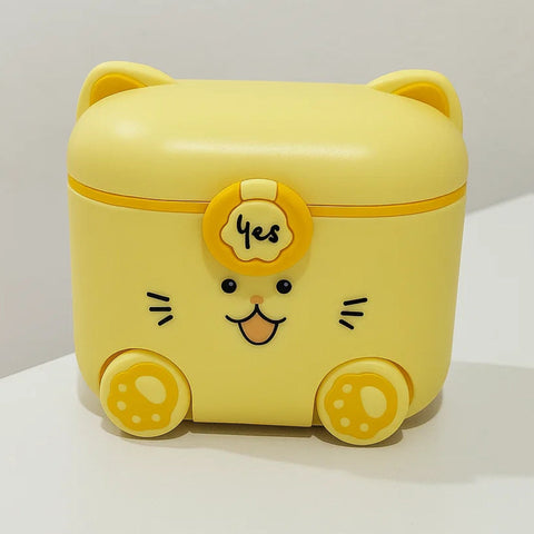Hello Cat - Milk Container - Yellow
