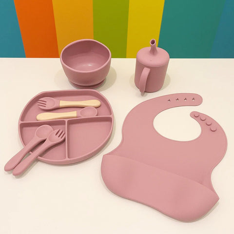 8 Pieces - Silicon Feeding Set