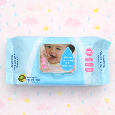 90 Wipes - Johnson's Baby - Blue
