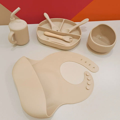 8 Pieces - Silicon Feeding Set