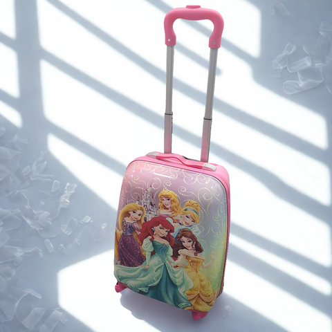 4 Wheels - Kids Travel Trolley - Pink - Princess