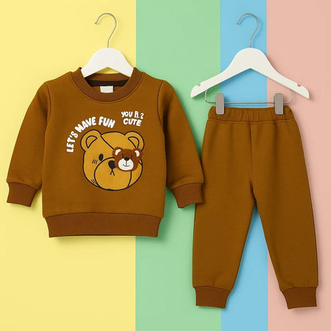 Wow - 2 Pieces - Suit Set - Brown - Fun - 25