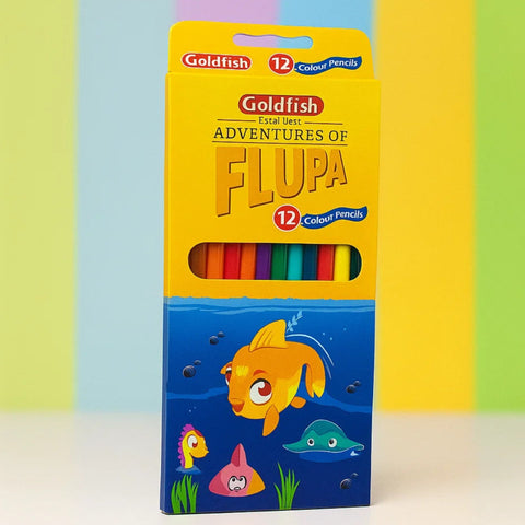 Goldfish  - Color Pencils - Yellow