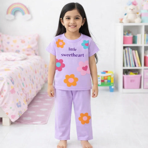 ANT - 2 Pieces - Suit Set - Purple - Sweetheart