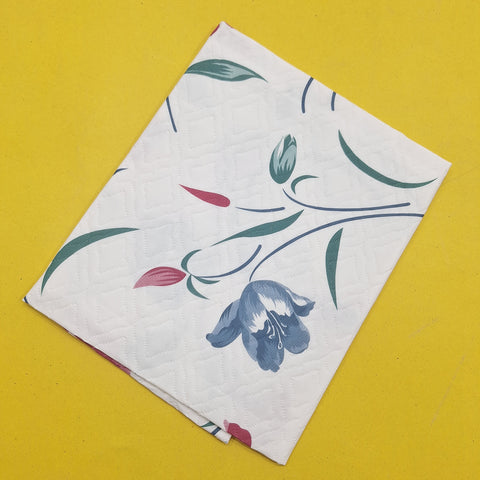 Diaper Changing Sheet - Pink & Green - Flowers