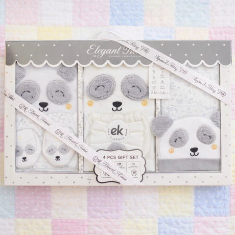 EK - Cotton Interlock - 10 Pieces - Grey - Fluffy Bear - Starter Pack Box