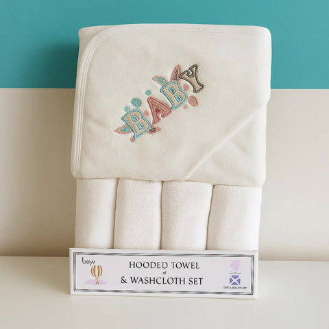 5 Pieces - Characters - Bath Towel Gift Set