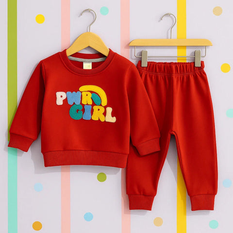 Wow - 2 Pieces - Suit Set - Red - Girl - 25