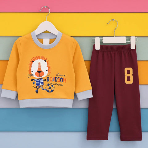 Nijntje - Suit Set - Orange - Lion - 25