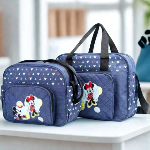 3 Pieces Mickey & Minnie Bag Set