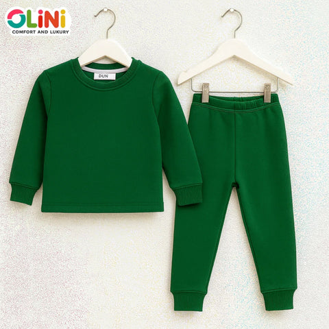 OLINI - Rib Body Warmer Set - Green