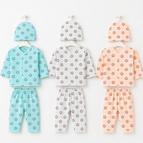 B&B - Cotton Jersey - Newborn Night Suits - GGP - Lion - 26