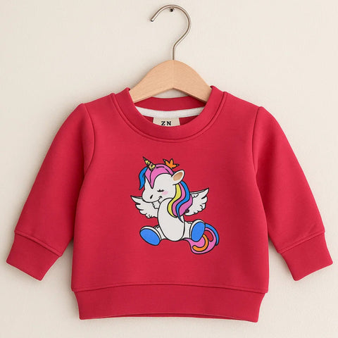 ZN - Sweat Shirt - Pink - Unicorn