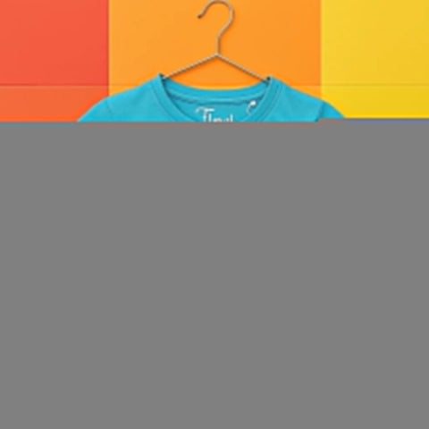 Floral - Cropped T-Shirt - Floral - Blue