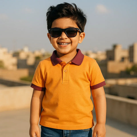 Lucido - Polo - T-Shirt - Peach