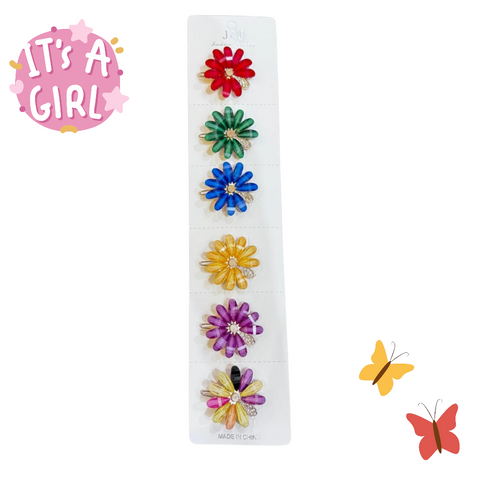 Metal Pins - Flowers