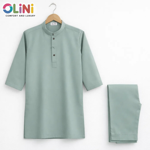 OLINI - Wash N Wear - Kurta Shalwar - Mint