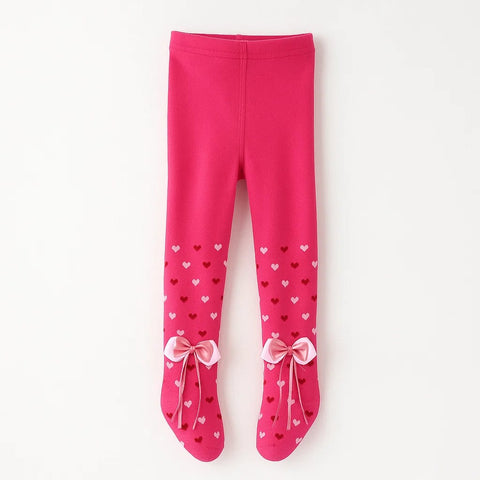 XUEYUR - Legging - Hearts & Bow - Pink - (1-2 Years)