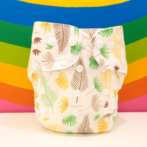 Reuseable Diaper - Leaves