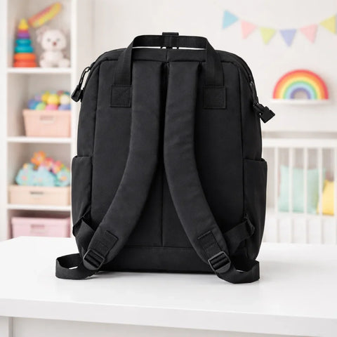 Ickle - Waterproof Diaper Backpack - Black