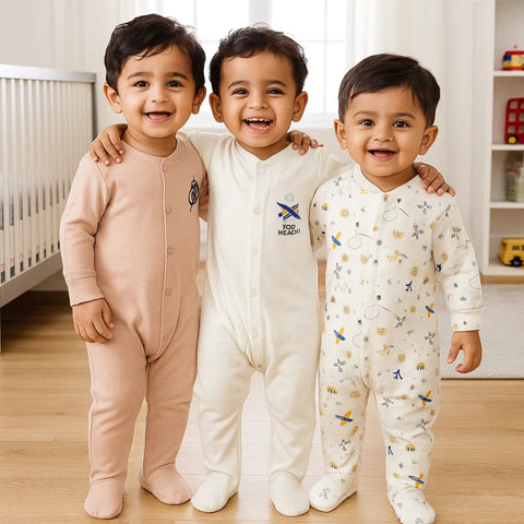 BRL - Pack of 3 - Sleep Suits - Captain America