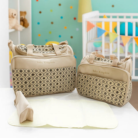 4 Pieces Bag Set - Flowers