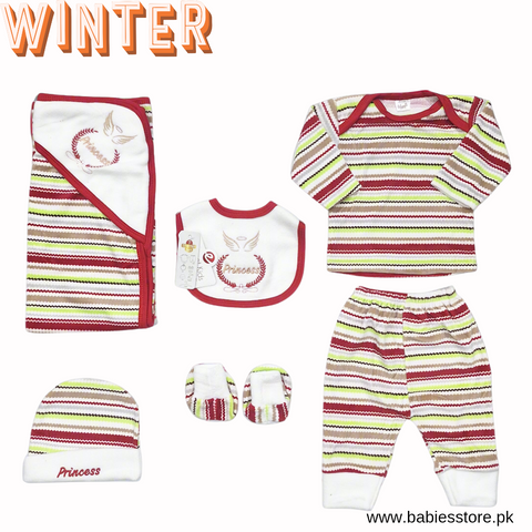 7 Pieces - Elegant Lining - Gift Set - Pakistan