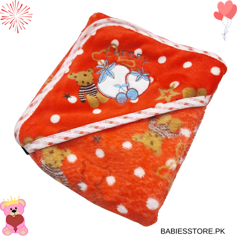Plush Wrapping Sheet - Strawberry & Cherry