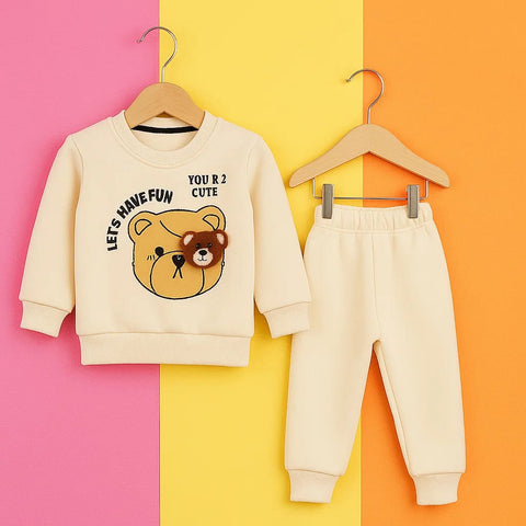 Wow - 2 Pieces - Suit Set - Off White - Fun - 25