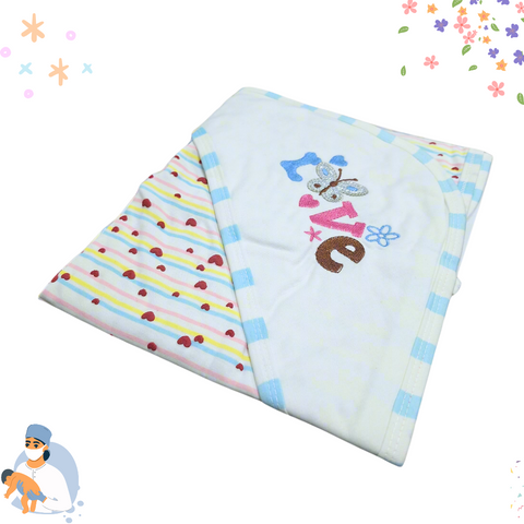 Haya's - Baby Wrapping Sheet - Love