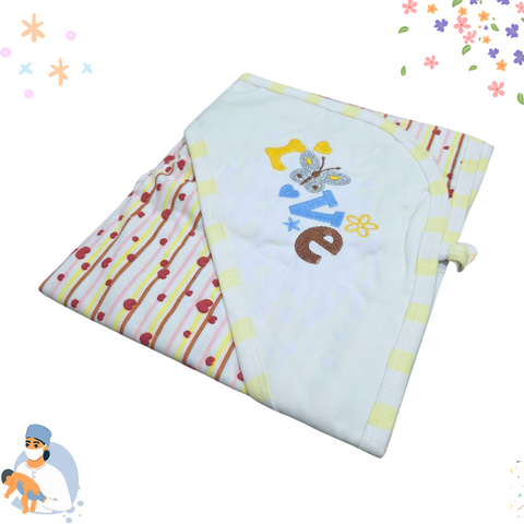 Haya's - Baby Wrapping Sheet - Love
