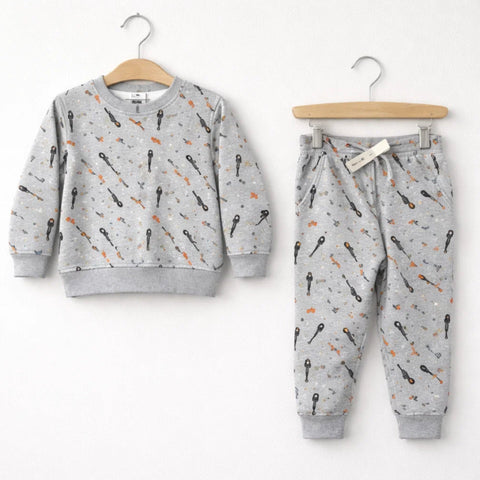 Z Kids - 2 Pieces - Suit Set - Grey - Skate