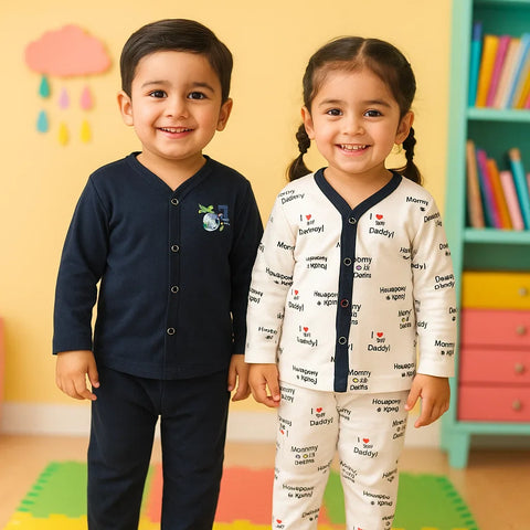 TBS - Pack of 2 - Night Suits - Black & Awesome