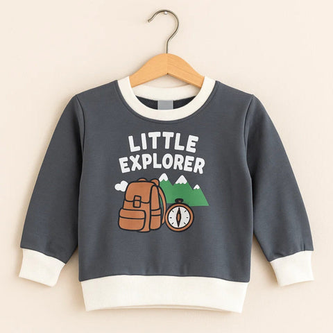 TBS - Sweat Shirt - Charcoal - Time