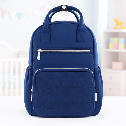 Bebesitos - Waterproof Diaper Backpack - Blue