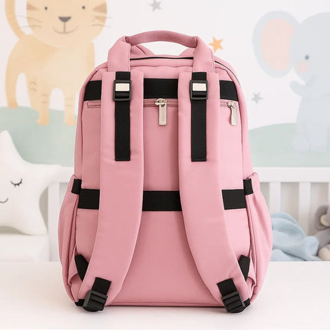 Bebesitos - Waterproof Diaper Backpack - Pink