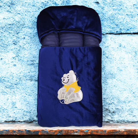 Velvet - Carry Nest - Navy - Bear - 25