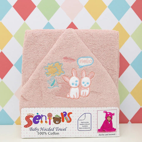 Senior's - Bath Towel - Pink - Character