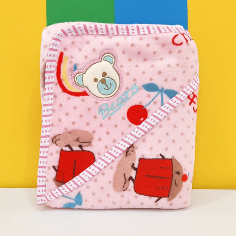 Fleece - Wrapping Sheet - Rainbow & Cherry - Pink - 25
