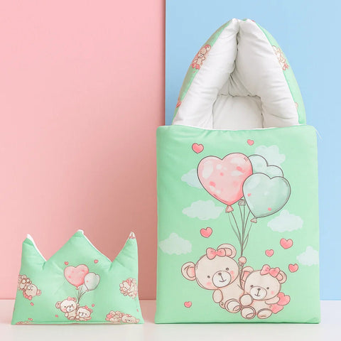 Velvet - Carry Nest - Green - Star Bear - 25