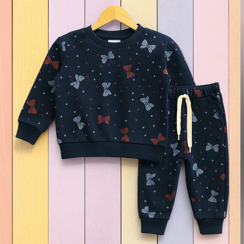 Z Kids - 2 Pieces - Suit Set - Navy Blue - Butterfly - 25