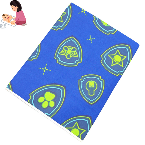 Diaper Changing Mat - Blue - Badge