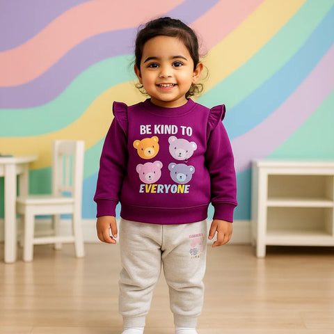 2 Pieces - Suit Set - Purple - Be Kind - 25